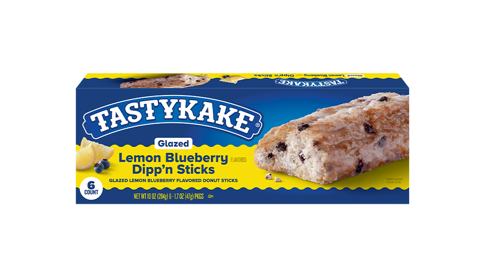 Lemon Blueberry Dipp'n Sticks — Tastykake